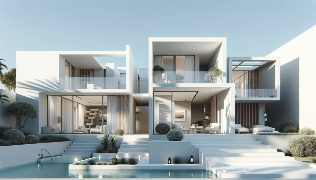Minimalisme architectural : l'esthétique de la simplicité dans la villa contemporaine