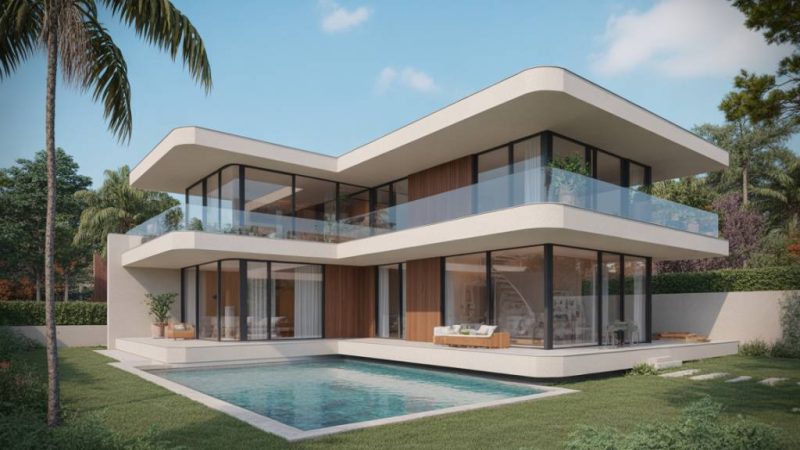 L’impact de la géométrie organique dans la conception des villas contemporaines