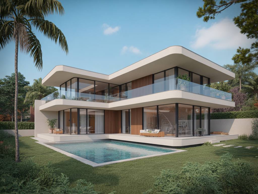 L’impact de la géométrie organique dans la conception des villas contemporaines