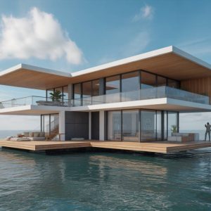 L’avenir des villas contemporaines flottantes : quand l’architecture rencontre l’eau
