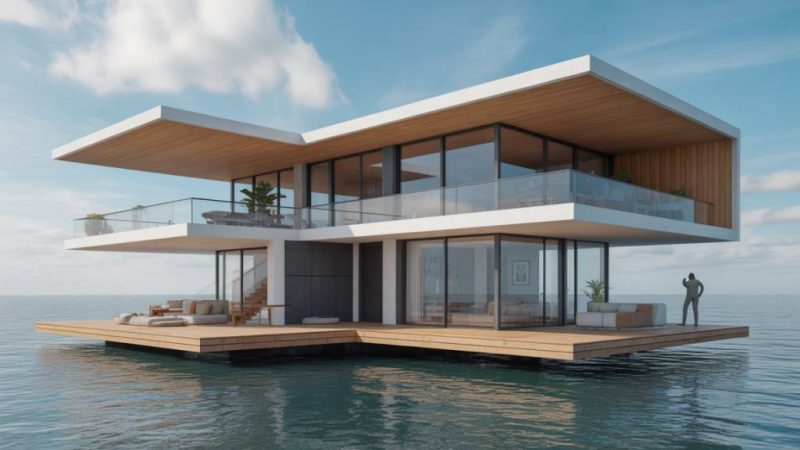 L’avenir des villas contemporaines flottantes : quand l’architecture rencontre l’eau