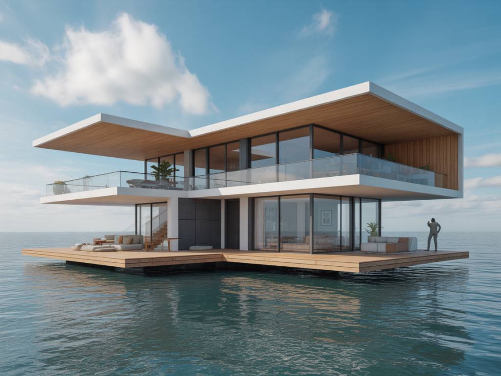 L’avenir des villas contemporaines flottantes : quand l’architecture rencontre l’eau