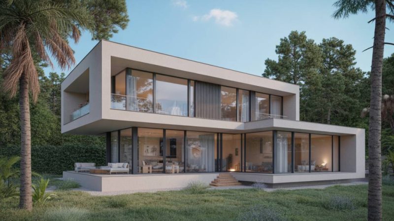 Les villas contemporaines face au changement climatique : concevoir une architecture résiliente et adaptable