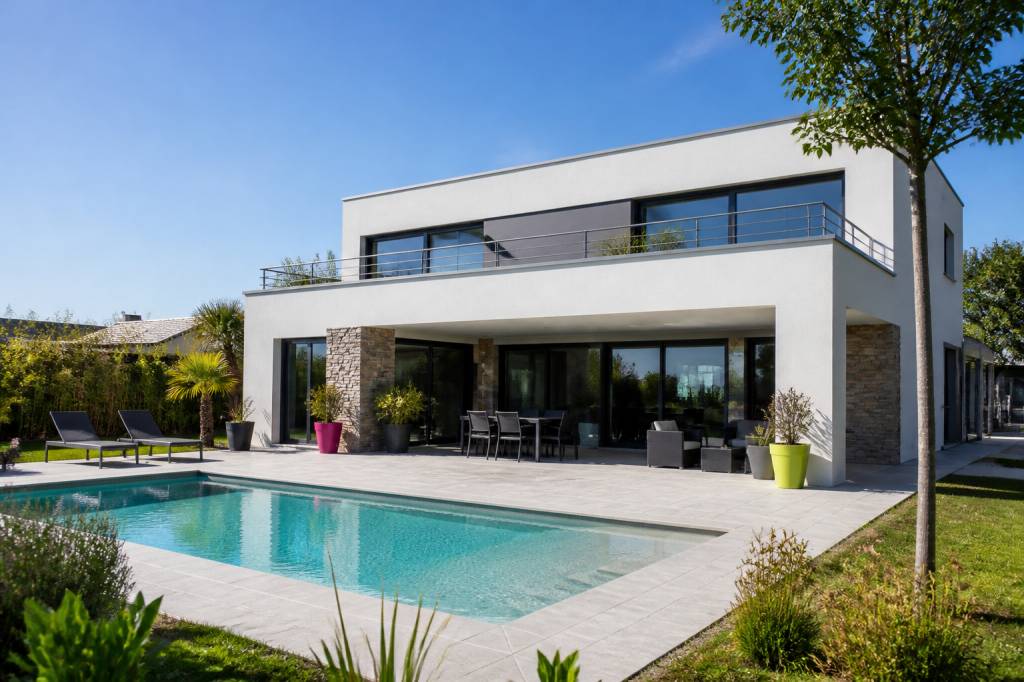 Construction maison prix au m combien coûte une maison contemporaine ?