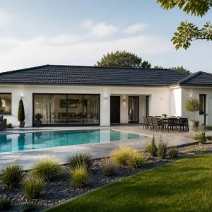 100m2 plan maison plain-pied 3 chambres : idées et conseils pour votre projet de villa contemporaine