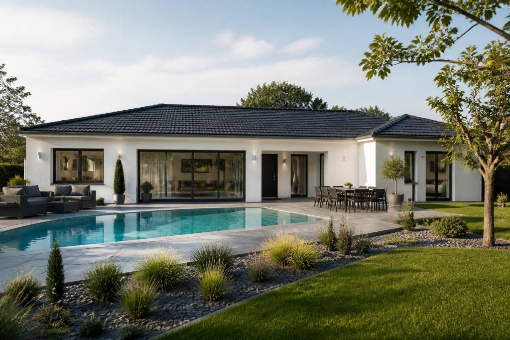 100m2 plan maison plain-pied 3 chambres : idées et conseils pour votre projet de villa contemporaine